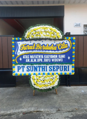 Papan Bunga Duka di Cilimus